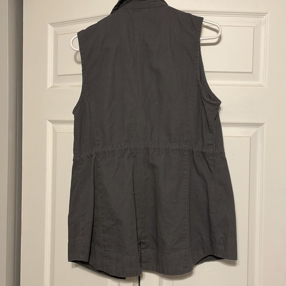 Womens utility vest, gray, small - Picture 4 of 4